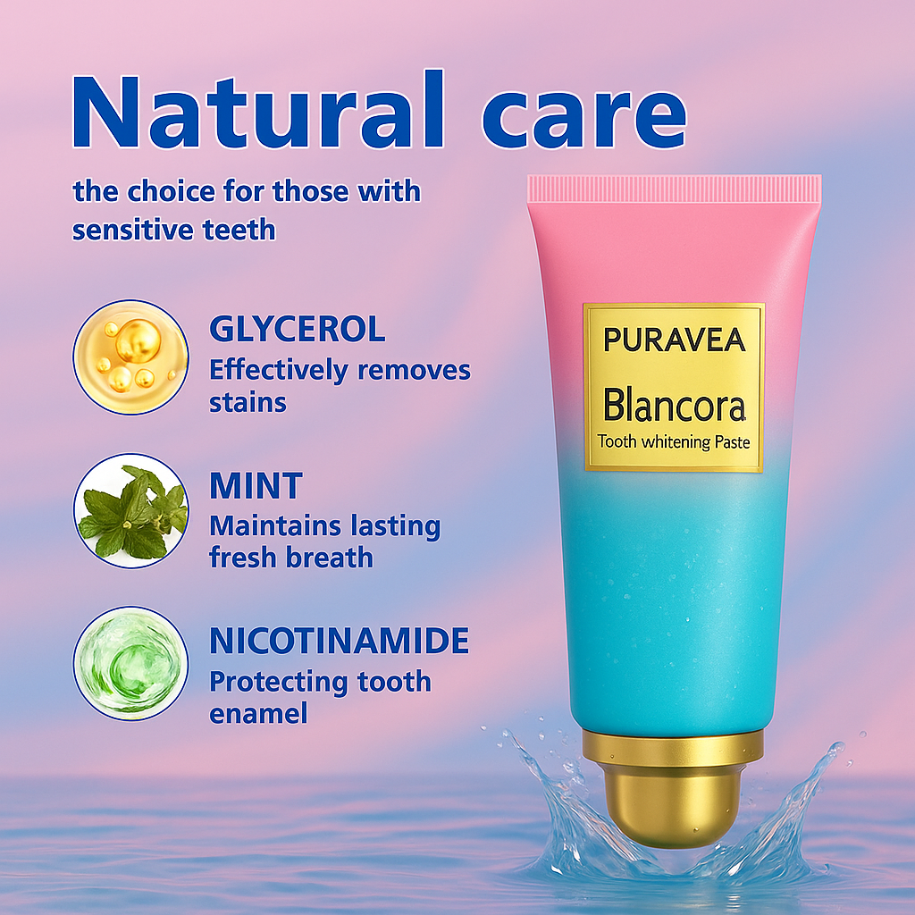 PURAVEA Blancora™ Tooth Whitening Paste - PURAVEA