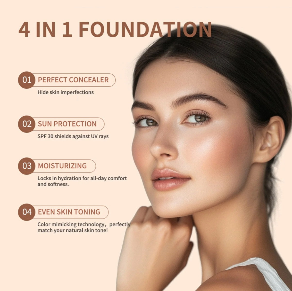 PURAVEA TrueBlend Foundation - PURAVEA