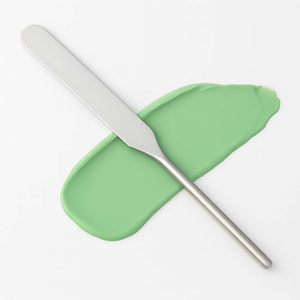 Stainless Steel Detox Makeup Spatula - PURAVEA